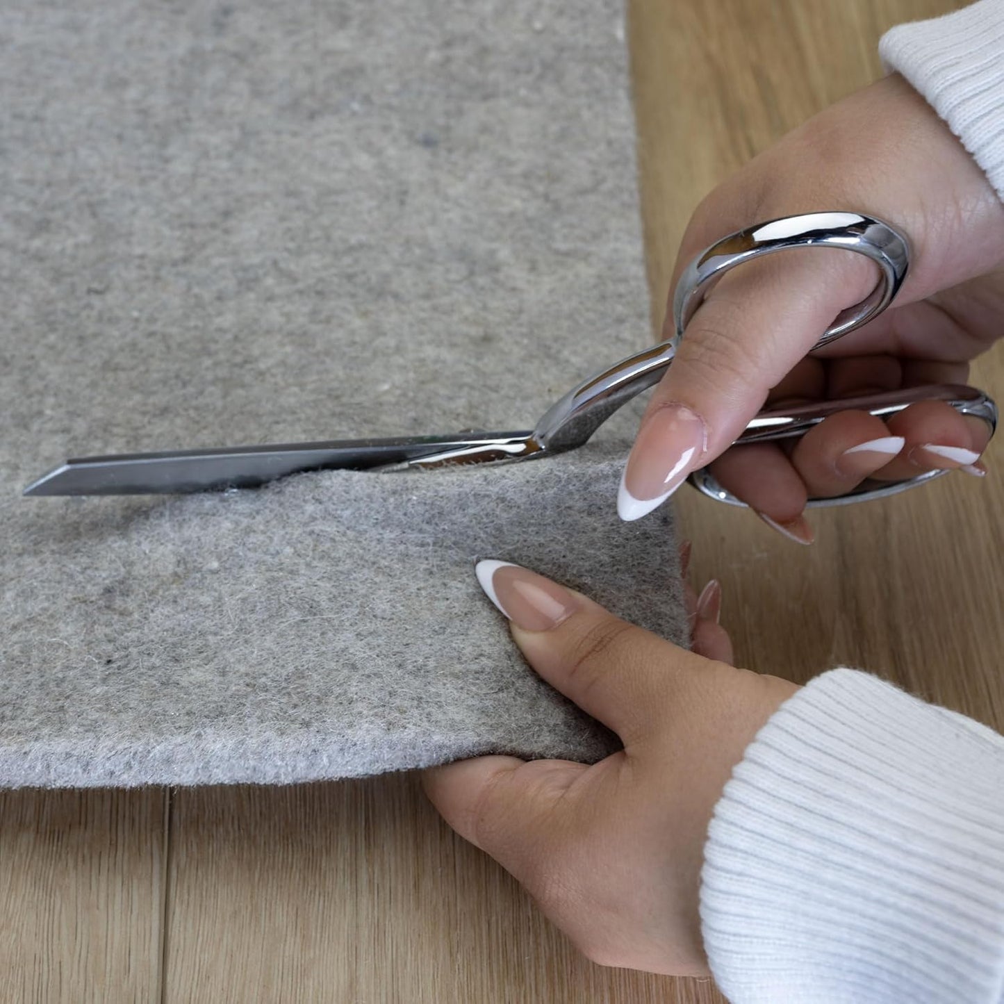 RUGPADUSA - Eco-Plush - 7'6" x 9'6" - 1/2" Thick - 100% Felt - Luxurious Cushioned Rug Pad - Available in 3 Thicknesses, Many Custom Sizes