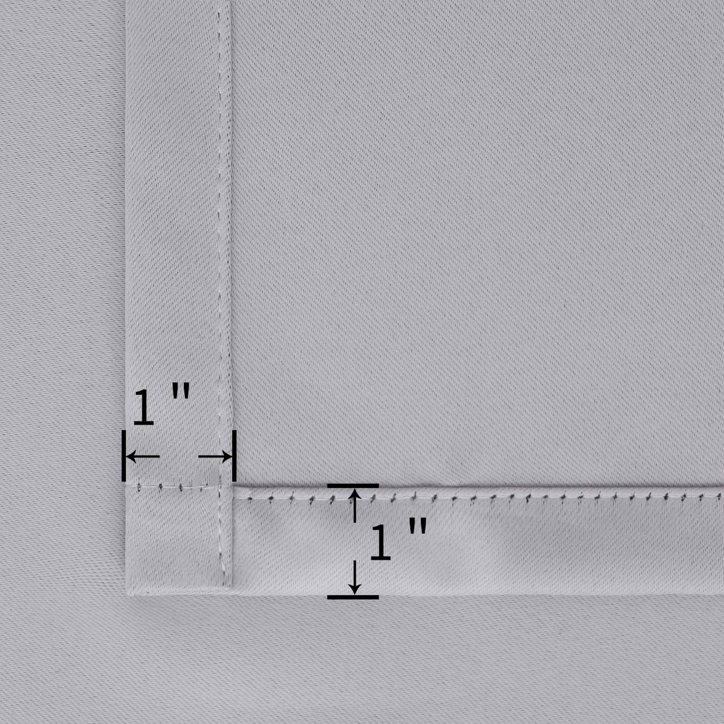 BGment Light Grey Blackout Curtains 54 Inches Long for Bedroom - Rod Pocket Thermal Insulated Drapes for Living Room Short Window Darkening Privacy, 42 x 54 Inch, 2 Panels