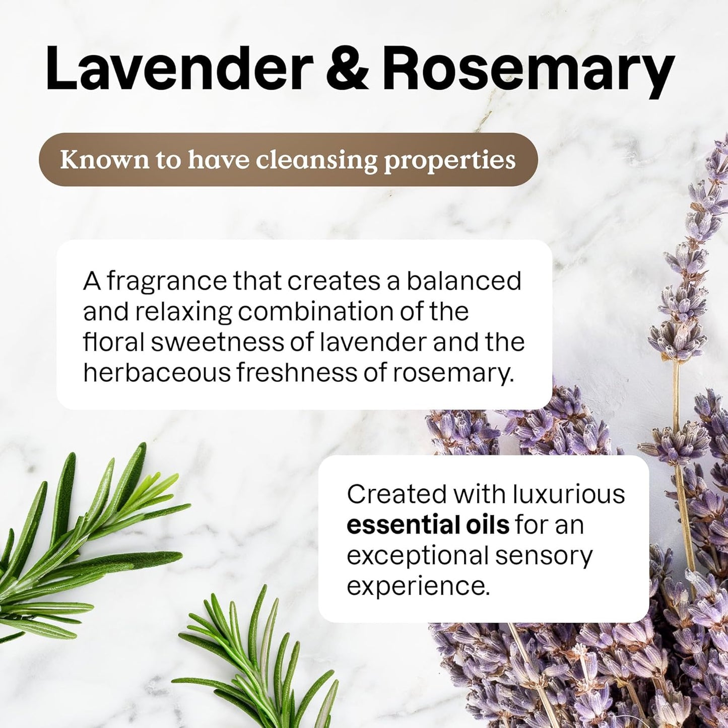 ATTITUDE All-Purpose Cleaner Spray, Natural Origin Ingredients, EWG Verified, Ammonia-Free, Removes Fingerprints, Dust and Dirt, Streak-Less, Lavender & Rosemary, 26 Fl Oz