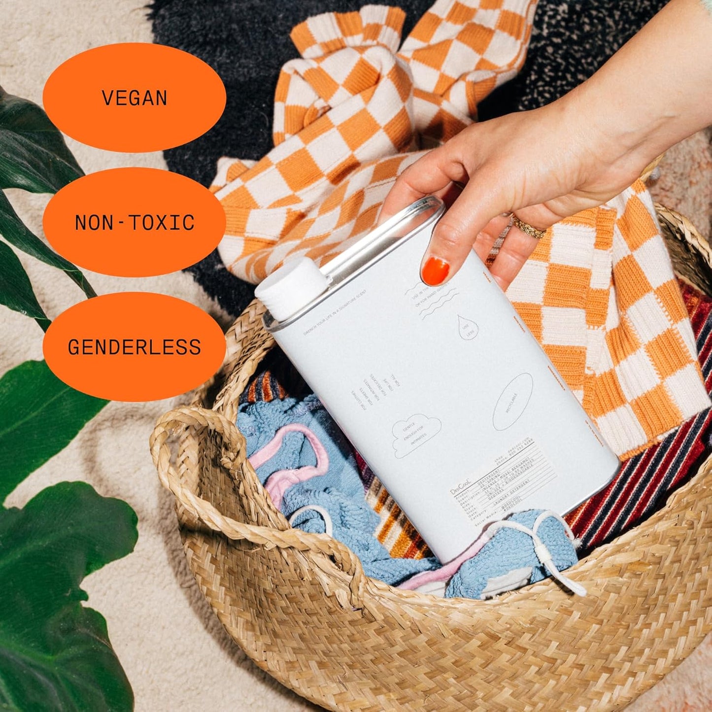 DedCool Liquid Laundry Dedtergent | 05 Spring | Luxurious Fresh Floral Fragrance Detergent | Removes Stains | Infused with Natural Essential Oils | Non-Toxic | 60 Washes | 32 fl oz