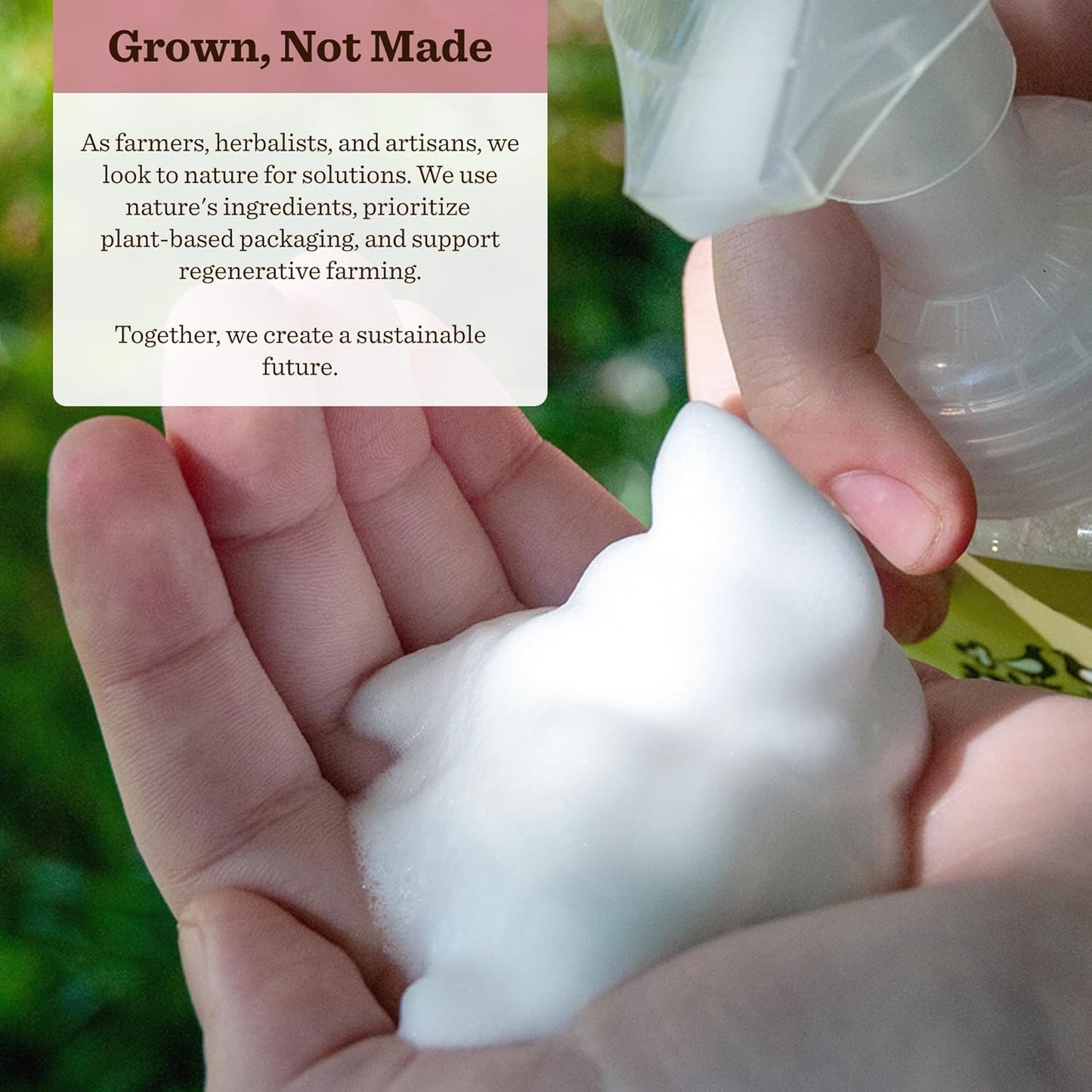 Moon Valley Herbal Foaming Hand Soap, Vegan (Cranberry Citrus, Recyclable Bottle)