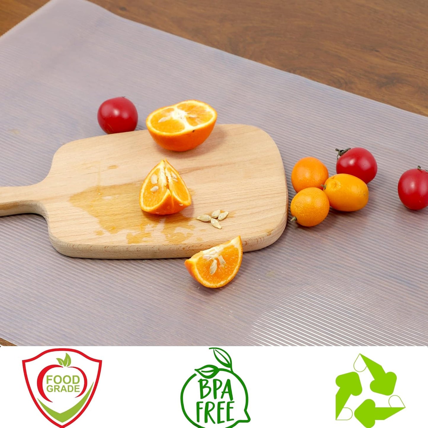 Shelf Liners for Kitchen Cabinets Non Adhesive Cabinet Drawer Liners Non Slip Waterproof 15 Inch Wide X 20 Ft Closet Wire Pantry Shelf Liner Cupboard Fridge Liners Mat for Bathroom Drawer