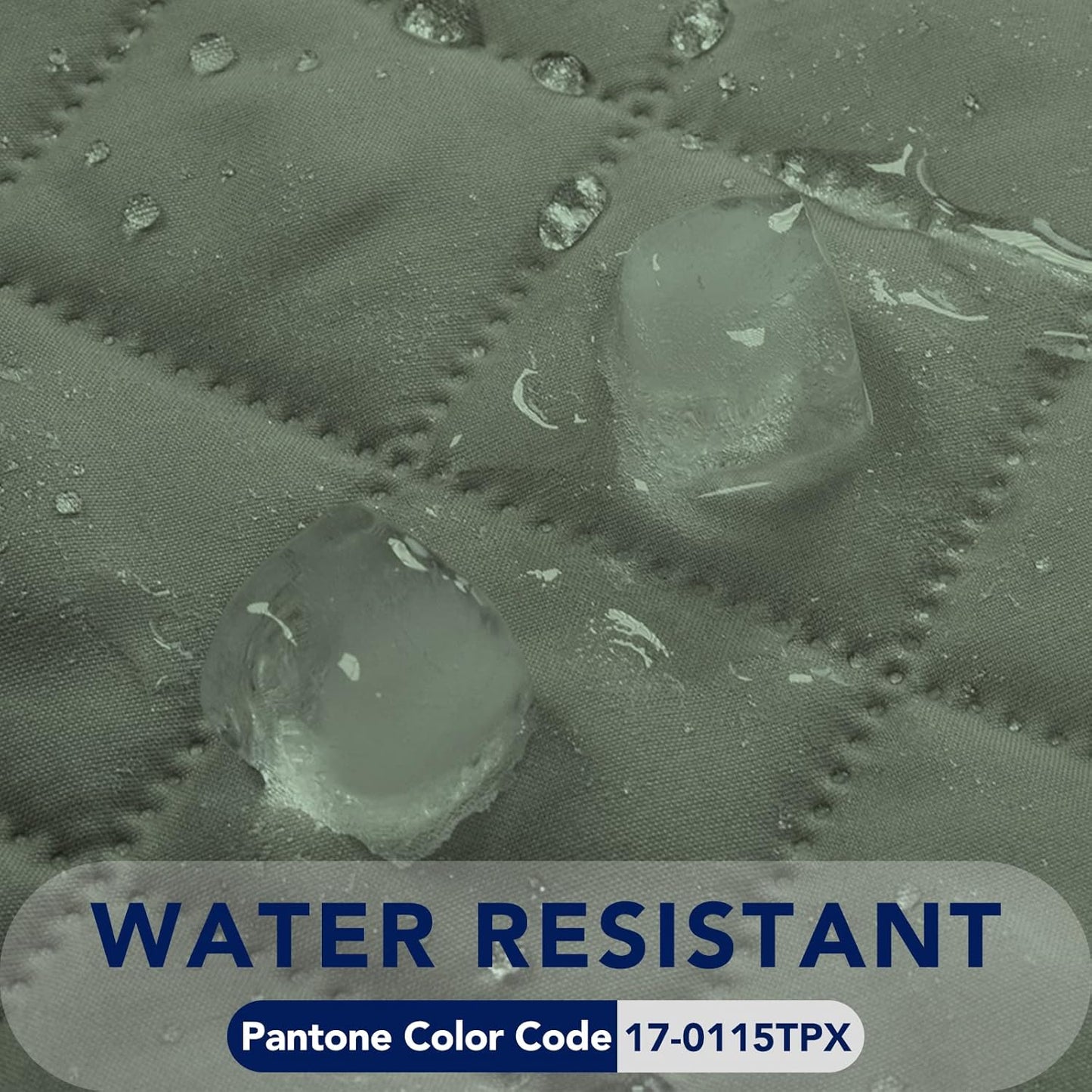 PureFit Reversible Quilted Sofa Cover, Water Resistant Slipcover Furniture Protector, Washable Couch Cover with Non Slip and Elastic Straps for Kids, Dogs, Pets (Sofa, Greyish Green/Beige)