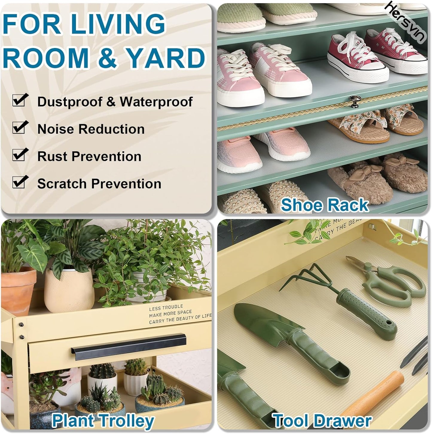 Shelf Liners 22 in x 20 ft EVA Drawer Mats, Non-Adhesive Cupboard Protector, Kitchen Cabinet Lining Fridge Liner (Clear Stripe, 56x610cm)