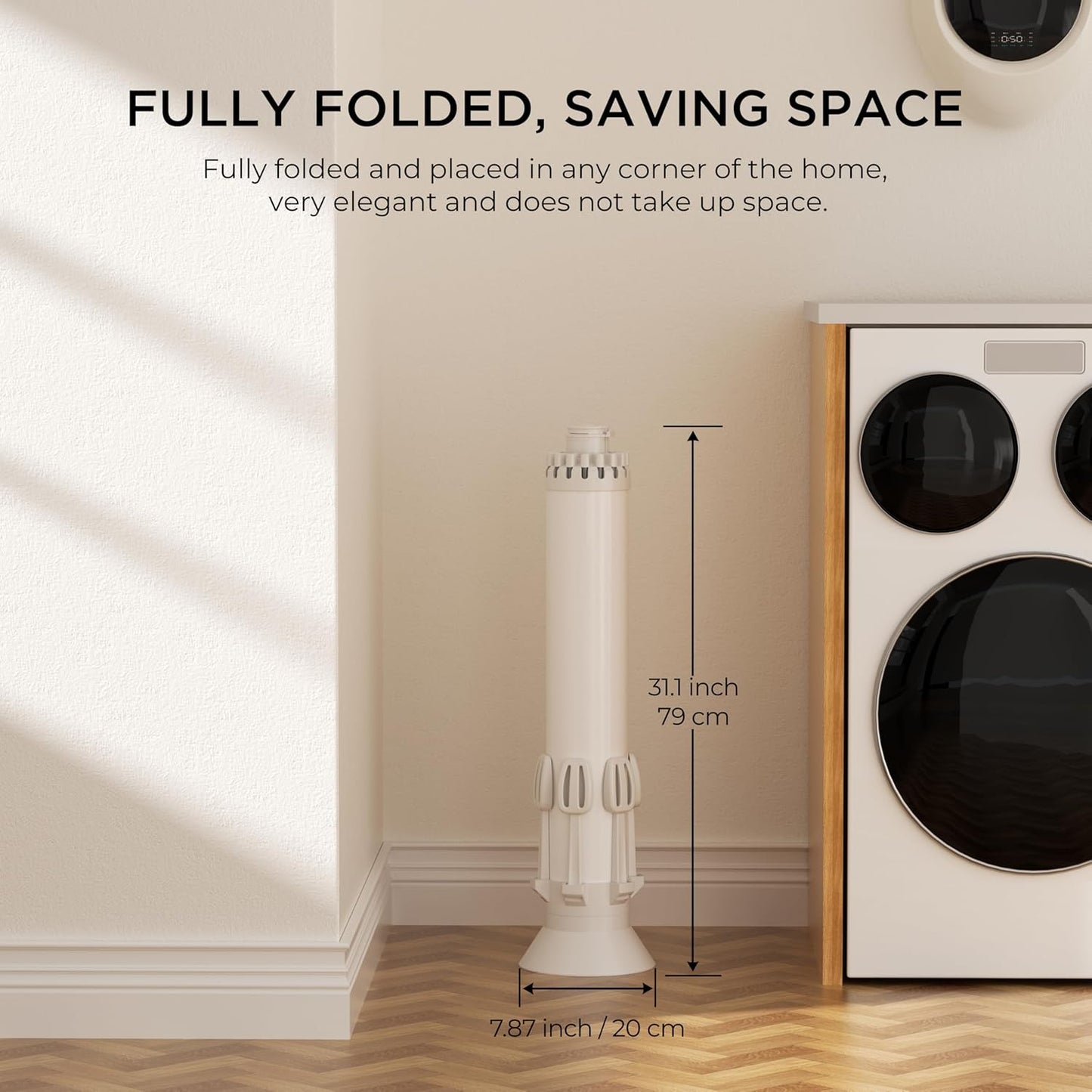 Clothes Drying Rack Foldable, Portable 4-Legged Laundry Drying Racks, Shoe Dryer Rack, Outdoor Collapsible Drying Rack Clothing with 4 Pulleys and Anti-Slip Holes, Aluminum Indoor Dry Rack