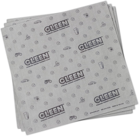 GLEEN Cleaning Cloth (3 Pack), Stainless Steel - 3840