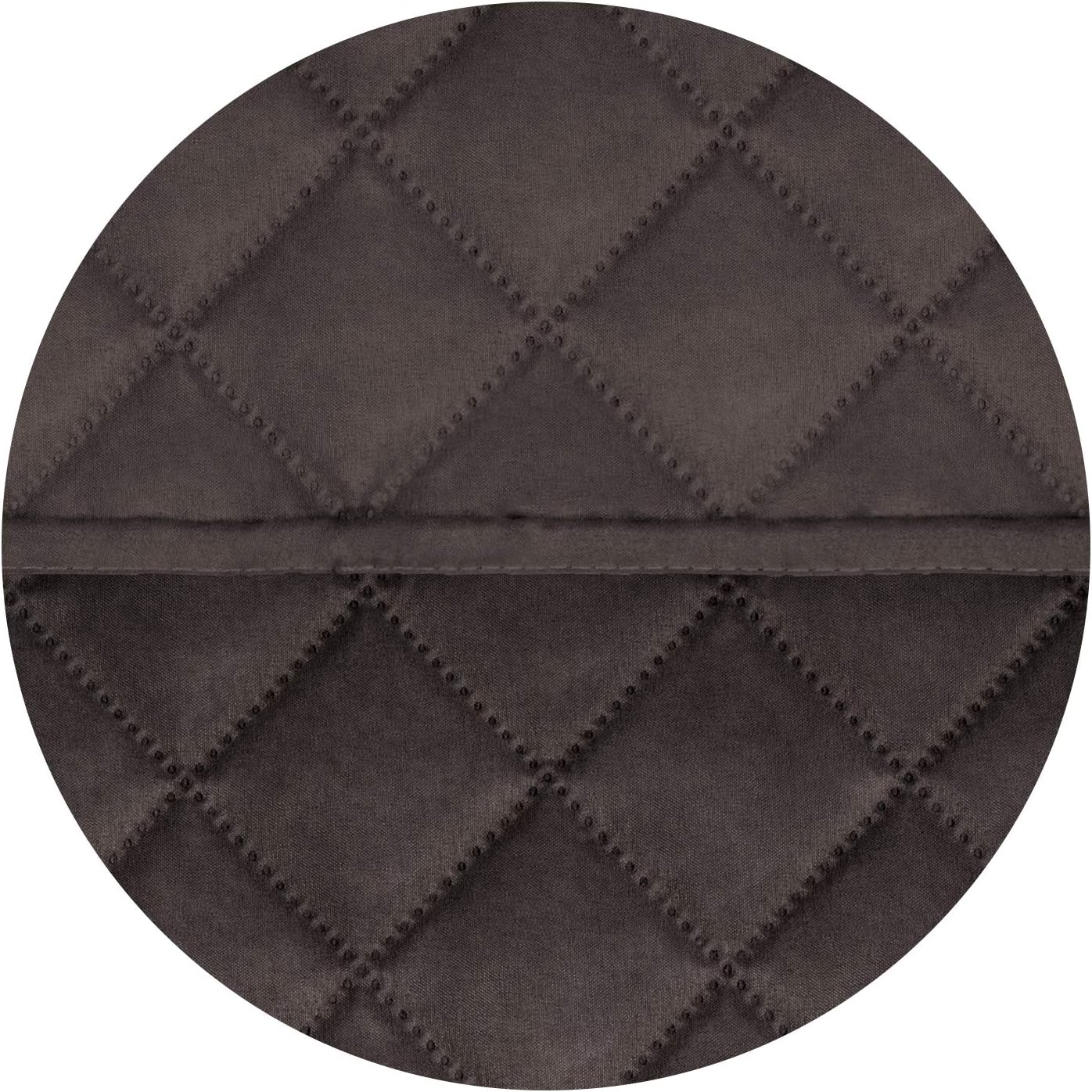 PureFit Reversible Quilted Sofa Cover, Water Resistant Medium Slipcover Furniture Protector, Washable Couch Cover with Non Slip Foam and Elastic Straps for Kids, Pets (Loveseat, Chocolate/Chocolate)