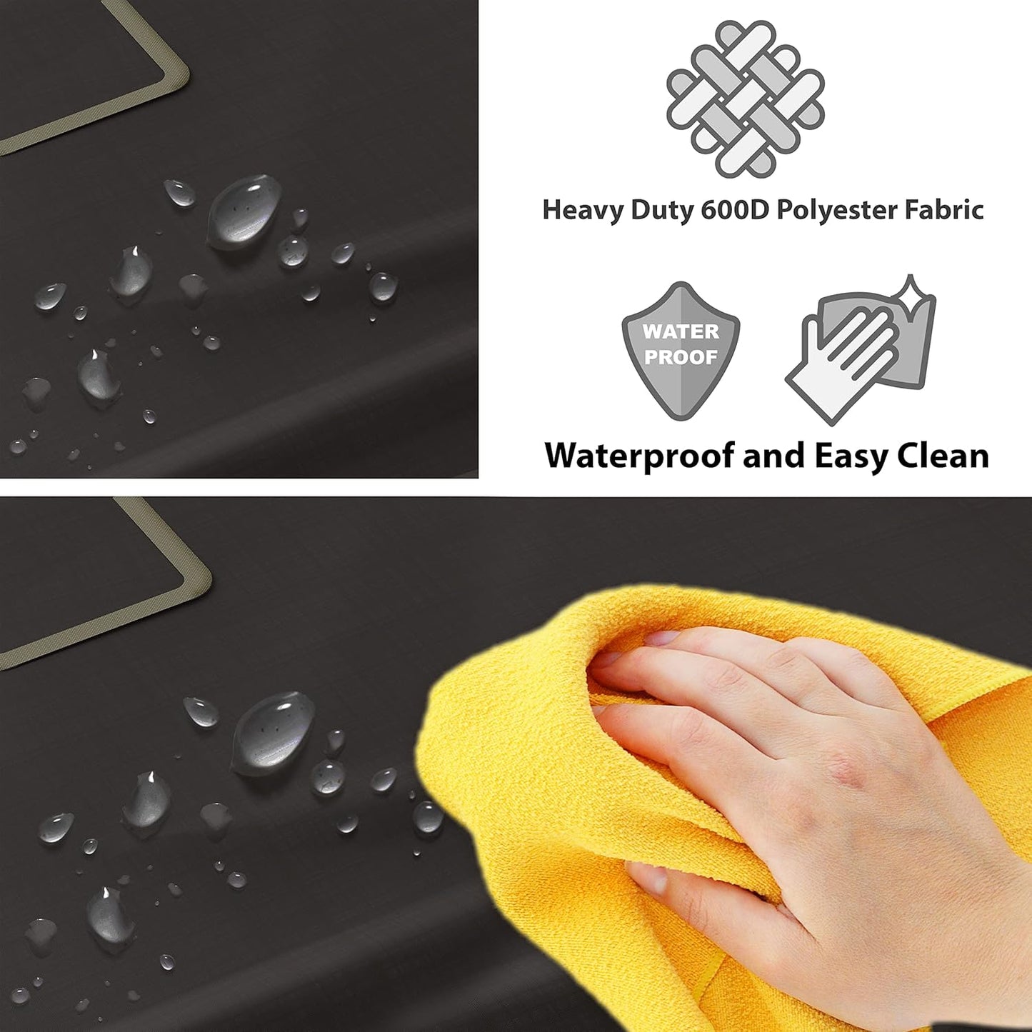 Simple Houseware 4-Bag Heavy Duty Laundry Sorter Rolling Cart, Brown