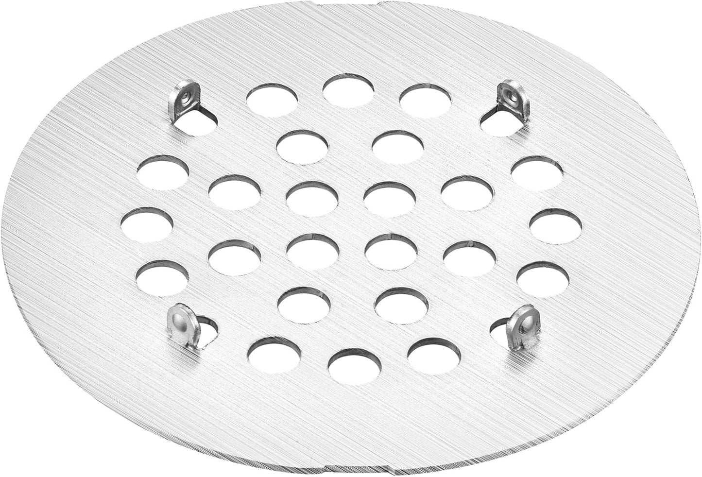 rrajj 4-1/4 (4.25) Inch(108mm) Round Snap-in Shower Floor Drain Cover Replacement Cover (Chrome)