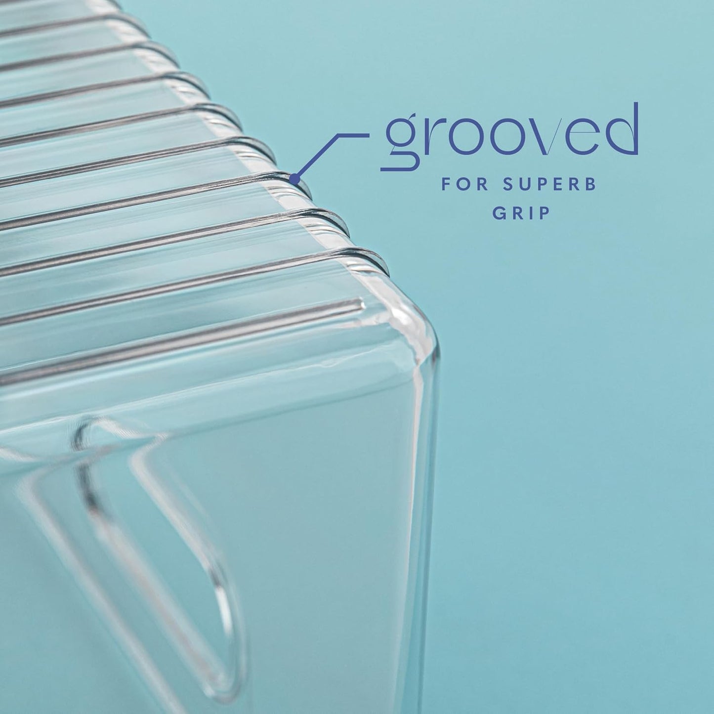 Plastic Food Storage 8 Pack Clear Container Bin with Handles for Organizing Kitchen, Pantry, Fridge, Freezer, Pantry,Bathroom. 10"x6"x5"