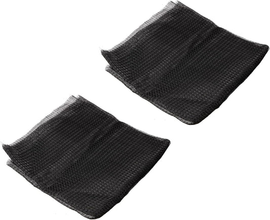 PATIKIL 47.2" x 23.6" Air Conditioner Air Filter Material, 2 Pack Plastic Dustproof Filtering Mesh Screen Replacement for Air Conditioning, Black