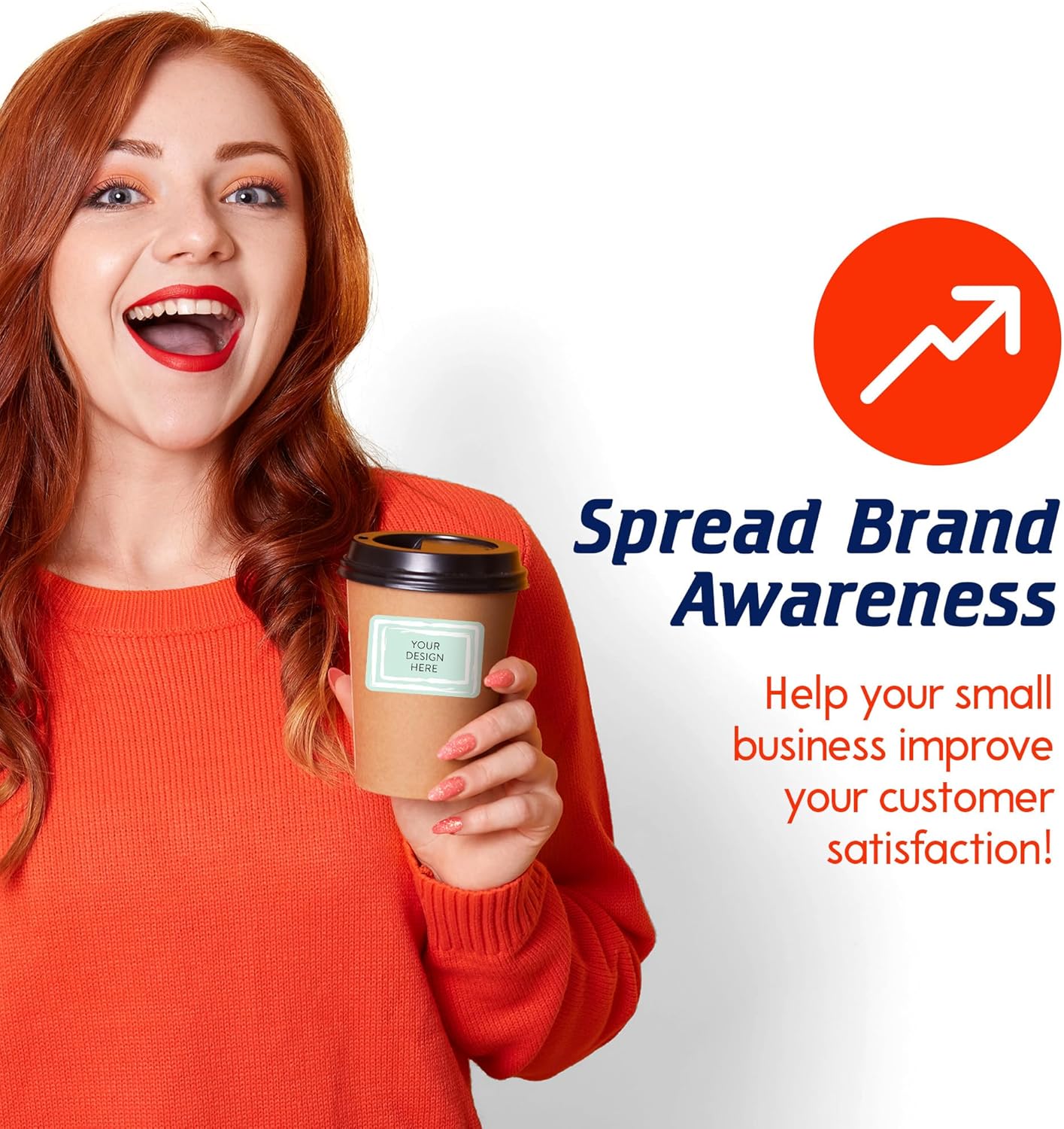 100 Custom Vinyl Stickers - Upload Your own Image, Text, Design, Logo - Personalized Logo Labels for Handmade, Packaging, Bottle, Jars, Candle, Brand Stickers (Mint, 3x2)