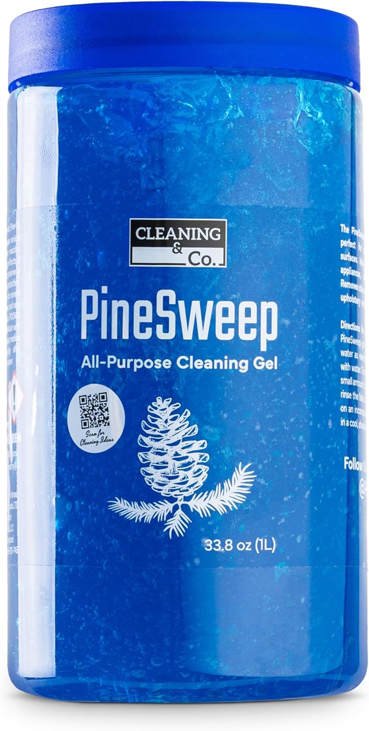 All-Purpose Cleaning Gel with Pine Oil – Multipurpose Household Cleaner for Bathroom, Kitchen, Floors, Laundry & More, 33.8 Fl Oz (Pack of 12)