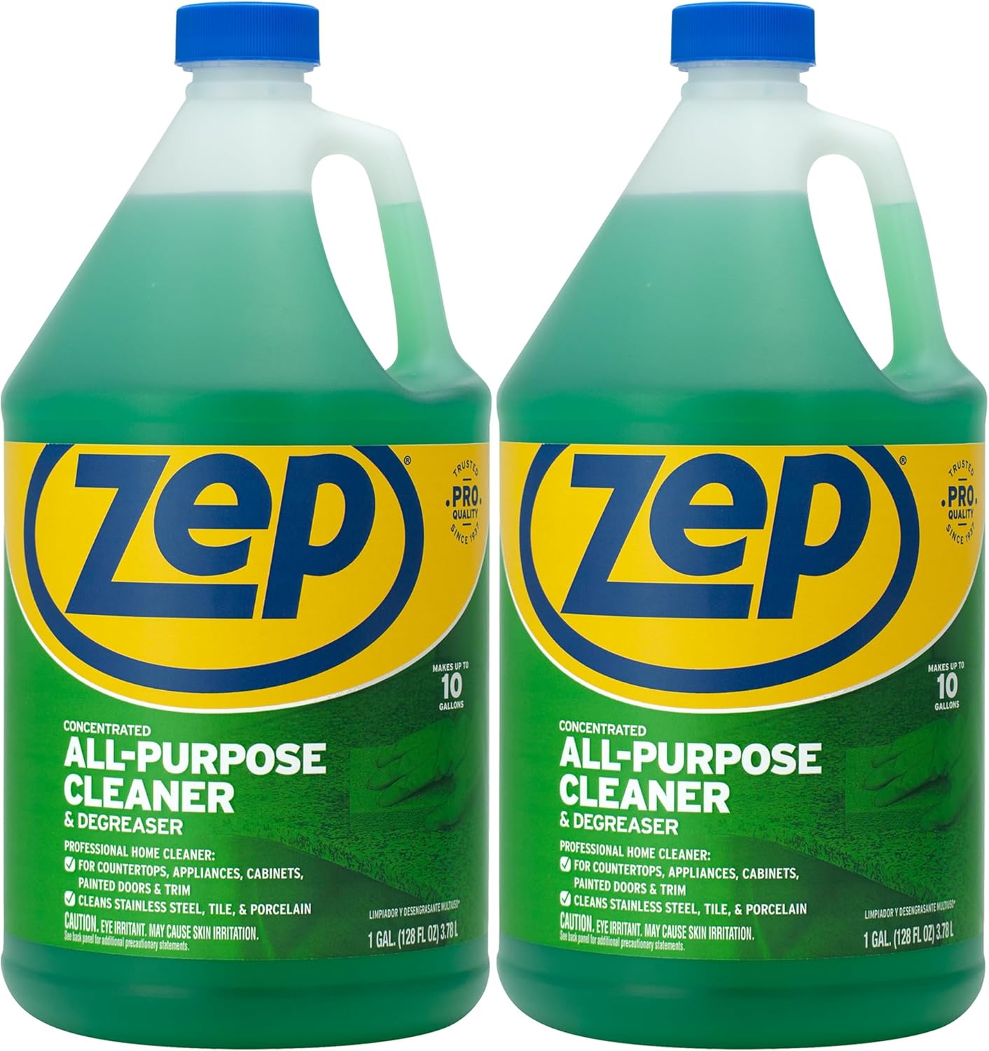 Zep All-Purpose Cleaner and Degreaser 128 oz ZU0567128 (Pack of 2) Cleans Almost Any Surface