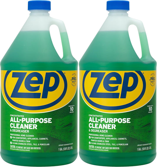Zep All-Purpose Cleaner and Degreaser 128 oz ZU0567128 (Pack of 2) Cleans Almost Any Surface