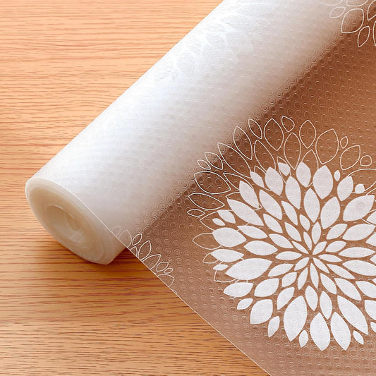 Cooyes Shelf and Drawer Liners for Kitchen Cabinets, Non Adhesive Cabinet Liner, EVA Waterproof Durable Non-Slip Drawer Mats for Shelves, Refrigerator, Storage, Desks