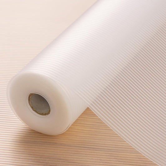 Shelf Liner Non Slip,Non Adhesive Cabinet Liner,Waterproof Drawer Liner,Food-Grade EVA Material for Kitchen Cabinets,Drawers,Refrigerators-Odorless & Easy to Cut-17 x 240 inches x 2 Rolls,Thickened