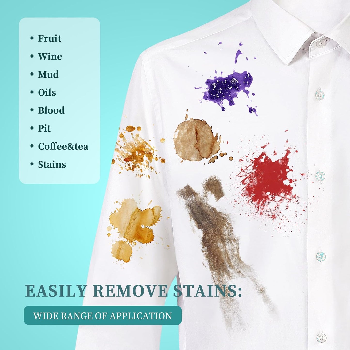 BFWood 2PCS Laundry Stain Brush - Natural Soft Boar Bristles, Removes Tough Stains from Delicate Fabrics Like Knits, Cotton, and Linens, Gentle on Fabrics, No Damage