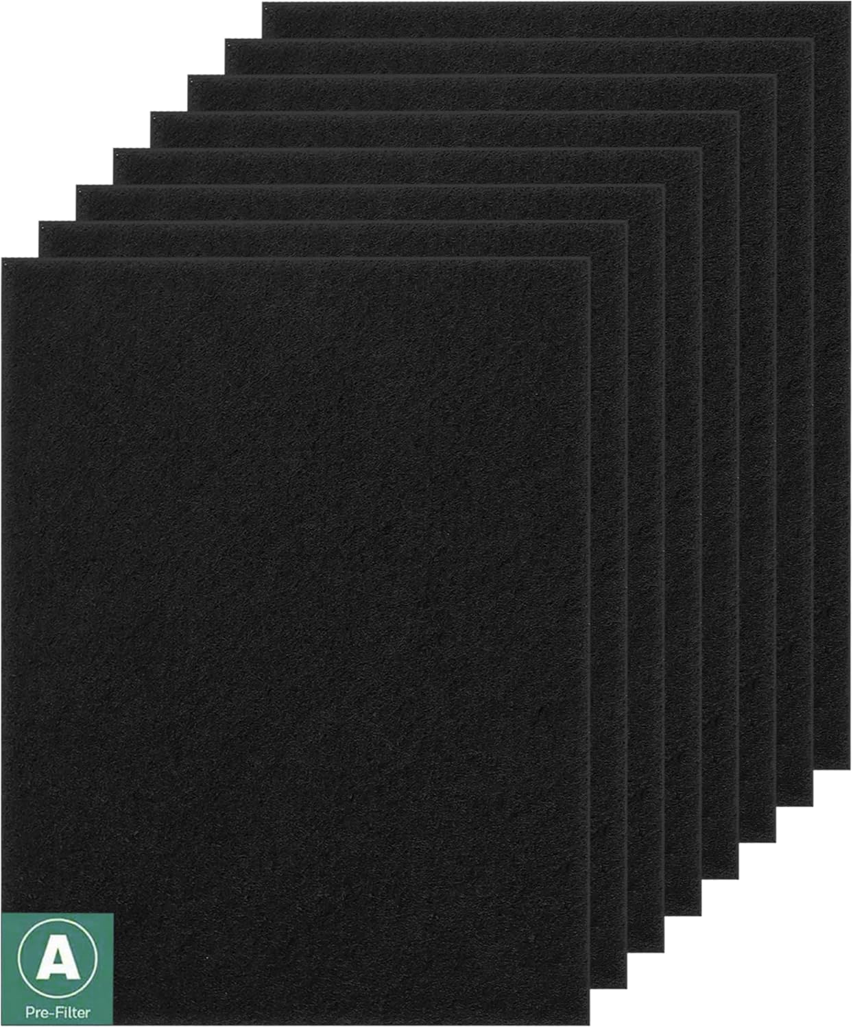 HRF-A300 Pre Filter A Replacement for Honeywell HEPA Air Purifier HPA300 Series, Funmit 8 Pack Precut Activated Carbon Pre Filter Replacement Compatible with Honeywell Air Purifier Prefilter A