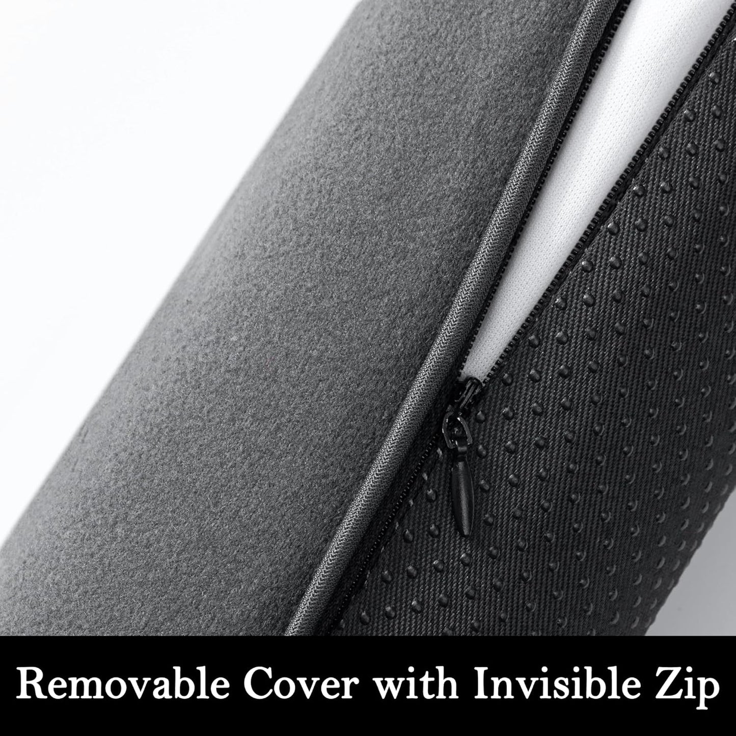 Sunolga 36" Door Draft Stopper Blocks Hot and Cold Air with Removable Washable Cover for Gaps Up to 3", All-Season Seal for Noise, Door Sweep for Bottom of Door and Window, Home Essentials, Gray