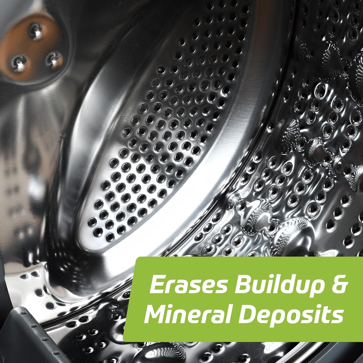 Velocity Washing Machine Cleaner – 4 Uses Per Bottle. Removes Hardwater Stains & Odor-Causing Buildup Inside Drum, Washer Cleaner for All Front & Top Load Washers & High Efficiency Machines