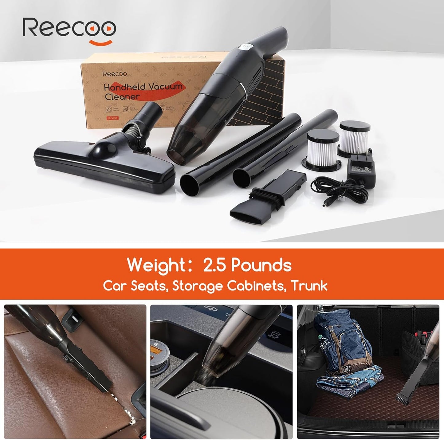 Cordless Stick/Handheld Vacuum Cleaner, 10-17Kpa 2-Level Powerful Suction,Fast Charging-Use Durable, Latest Household Vacuum Cleaners for Cleaning Flooring,Carpets,Car Seat,Sofas, Hair and Dust