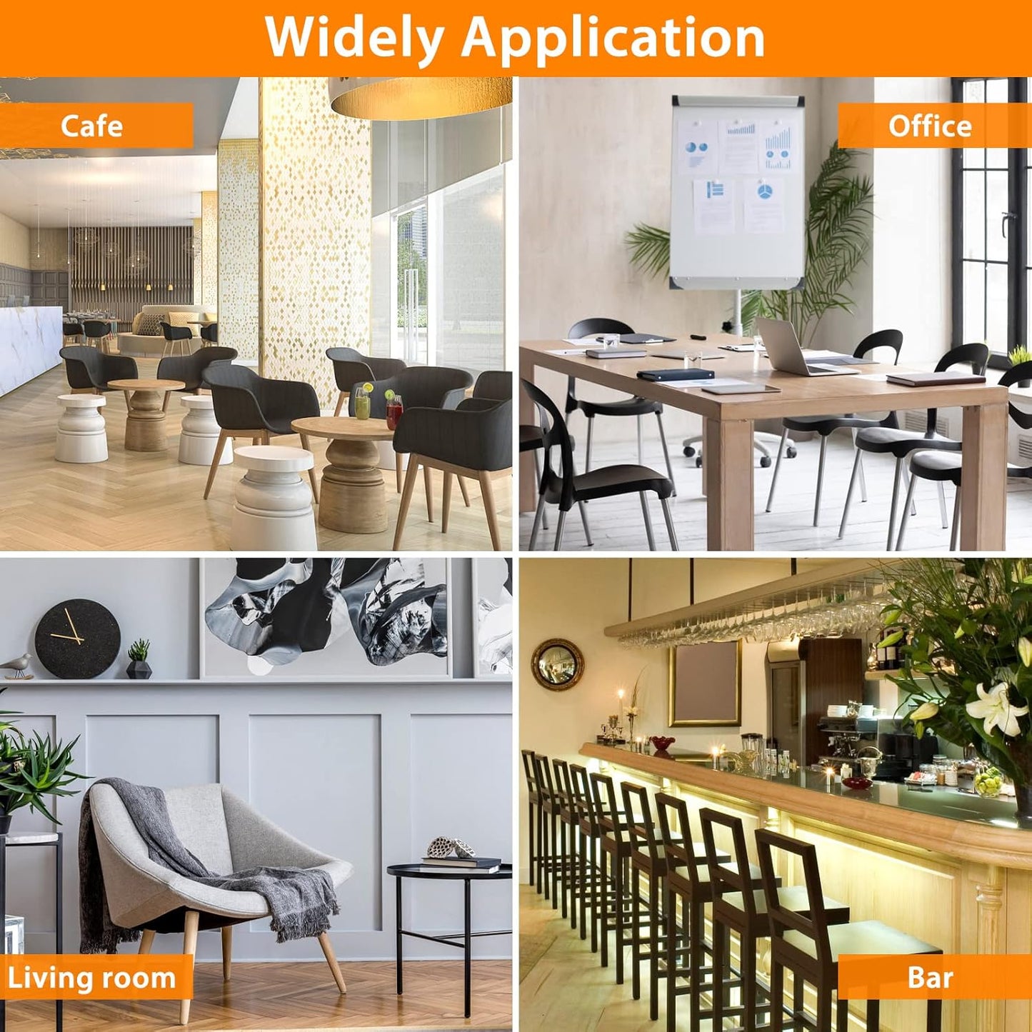 36Pcs Square Chair Leg Floor Protectors, Felt Furniture Pads for Hardwood Floors, Chair Leg Protectors for Hardwood Floors, Floor Protectors for Chairs, No Scratches and Reduce Noise - XSmall Size