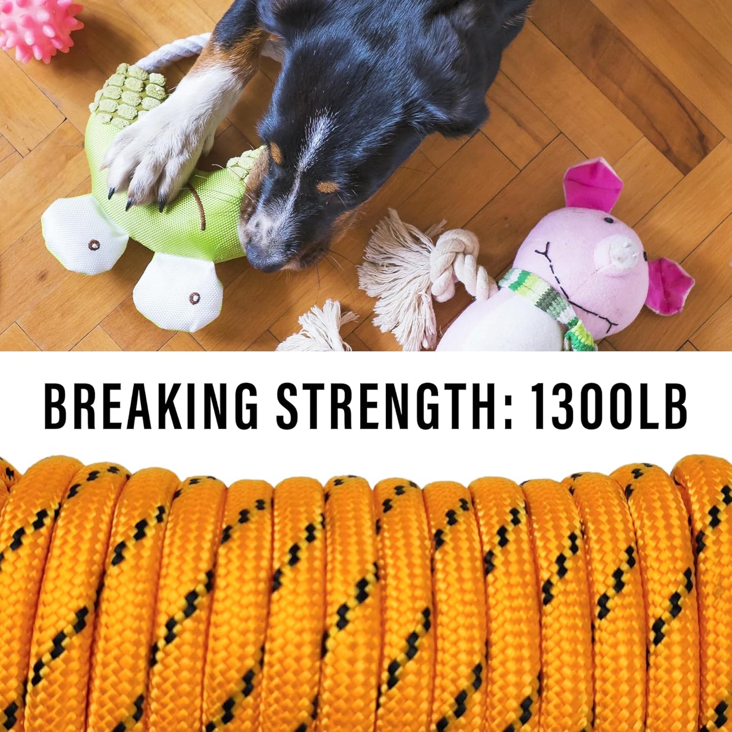 Diamond Braided Polypropylene Rope Nylon Rope Mix Thick Heavy Duty Ropes 1/2 inch 100ft High Strength Perfect for Clothesrope Camping Hiking and Other Outdoor Activities Orange 100ft