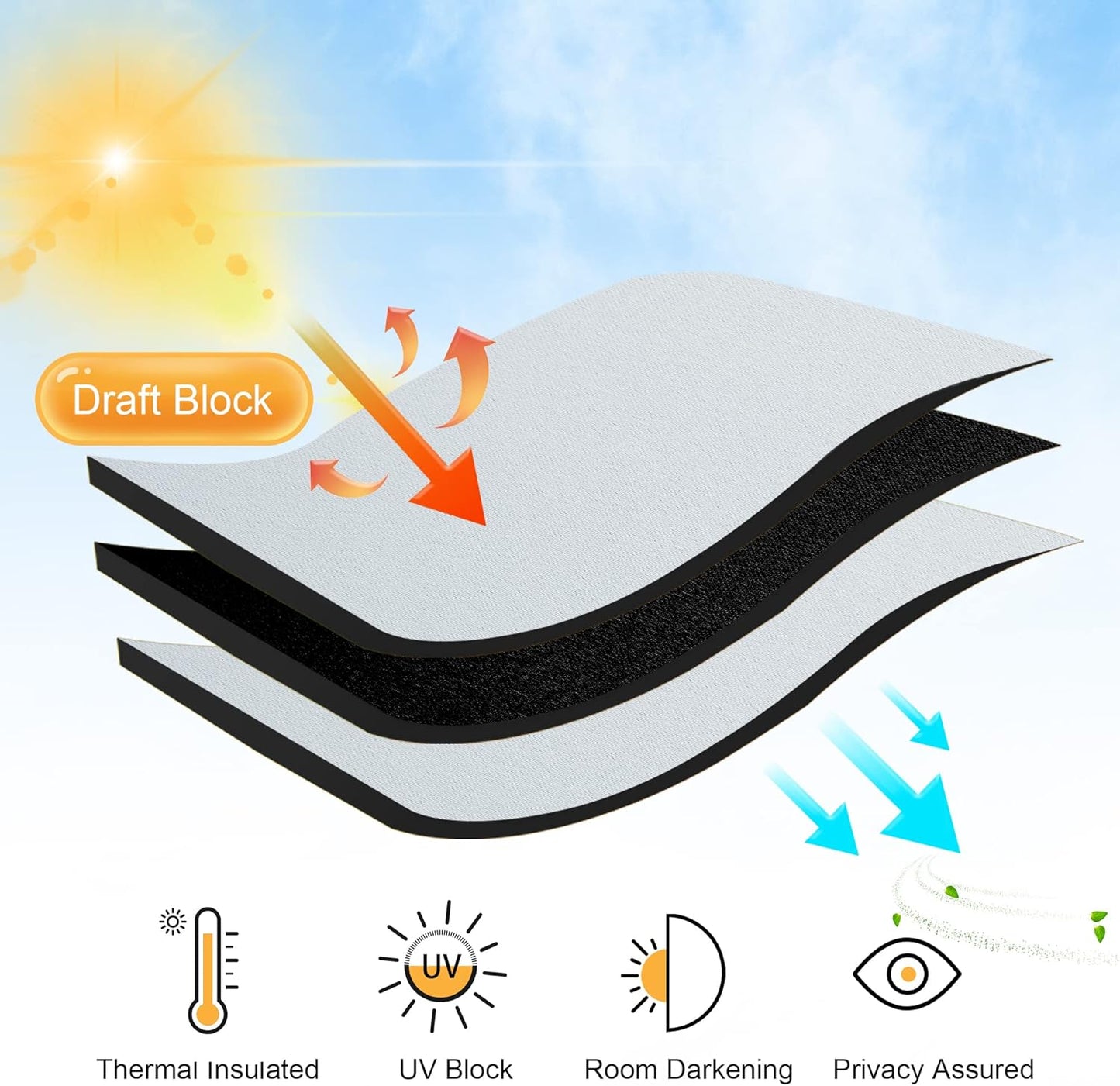 RYB HOME Short Curtains 2 Panels Set, Room Darkening Drapes Cafe Curtains Small Window Treatment for Bathroom Basement Studio Bunk Bed, Width 42 x Length 30 inches, Greyish White