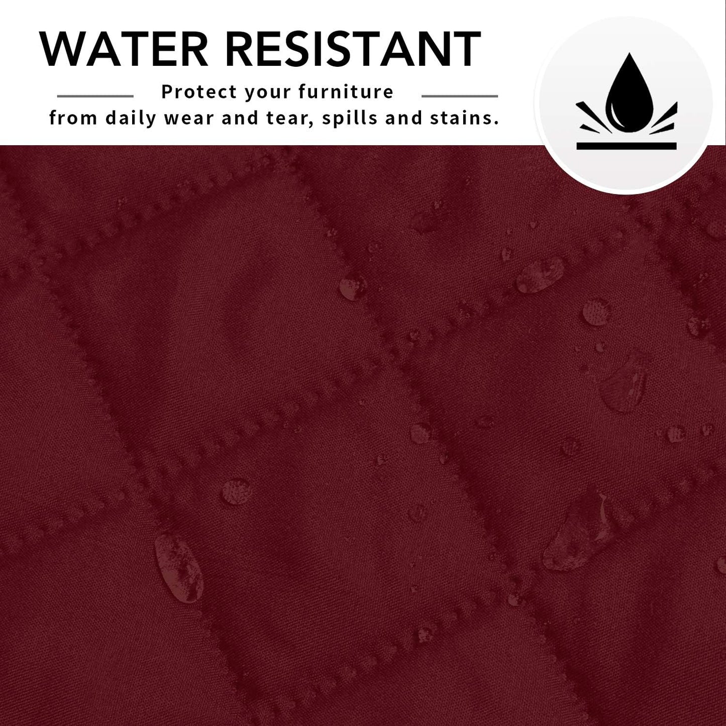 Easy-Going Sectional Couch Covers for Dogs L Shape Sofa Cover Reversible Sofa Slipcover Chaise Lounge Cover Furniture Protector Cover for Pets Dog Cat (42 x 68 inches, Christmas Red/Christmas Red)