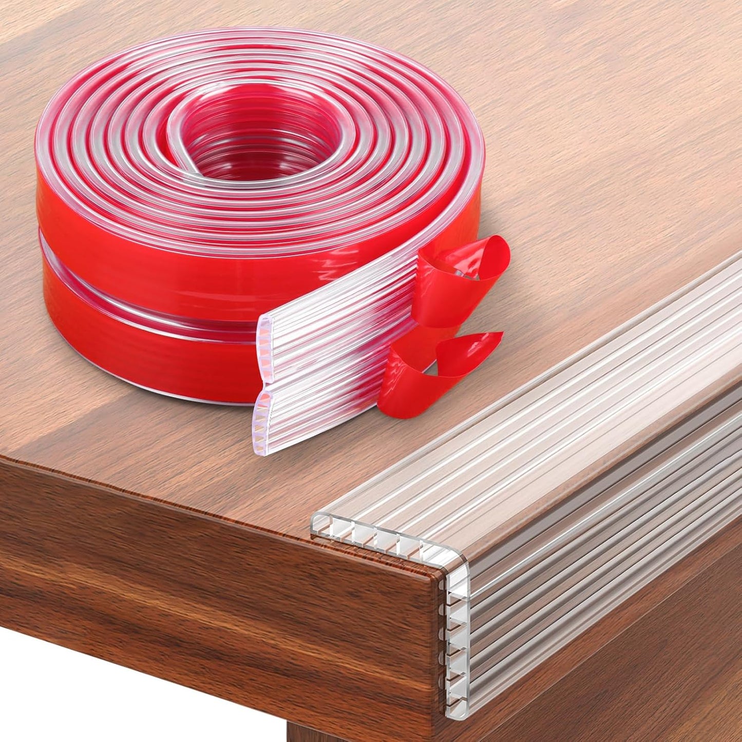 HOMREALM Baby Proofing 7.05ft Long (1.97" Wide) Corner Protector Baby Corner Guards Furniture Corner & Edge Safety Bumpers Clear Baby Proofing Bumper Cushion for Table Furniture Sharp Corners