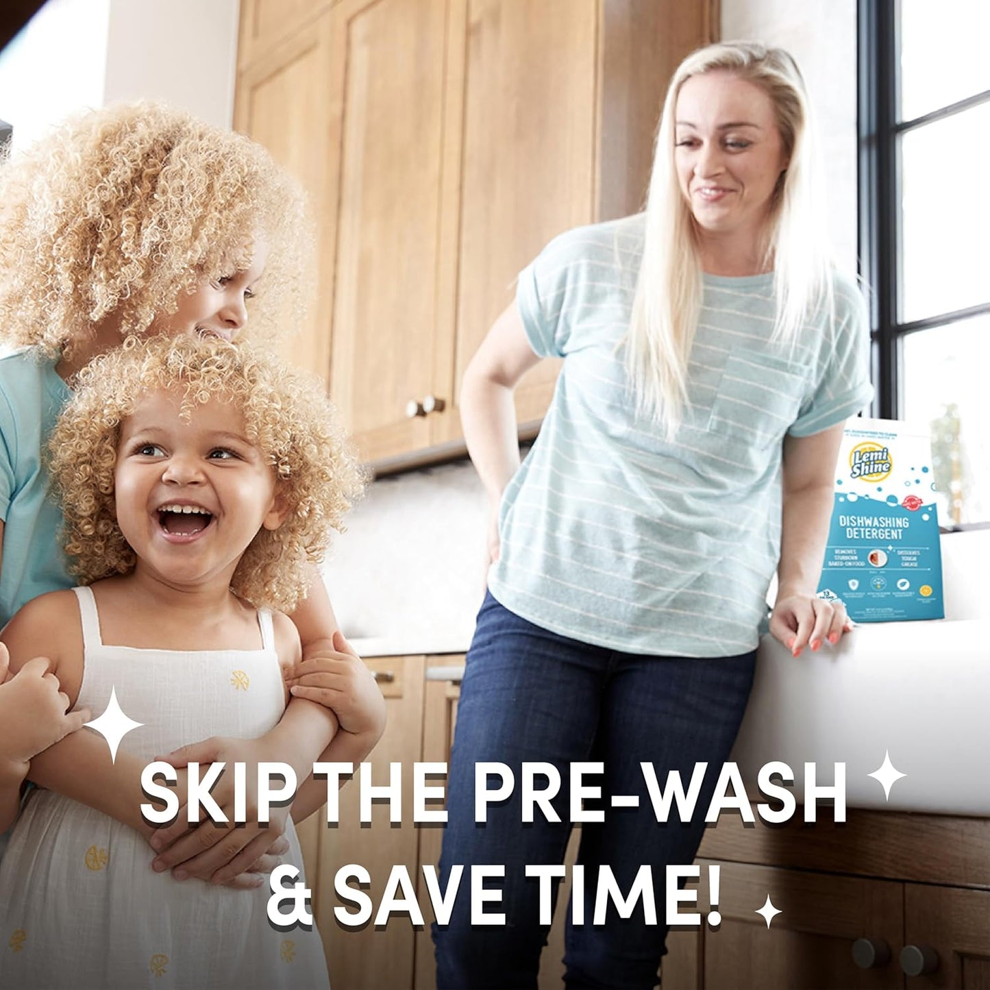 Lemi Shine Natural Dishwasher Pods | All-In-One Powder & Gel Dishwasher Detergent Pods with Powerful Citric Acid | Eco Friendly Dish Wash Cleaning Supplies (13 Count)