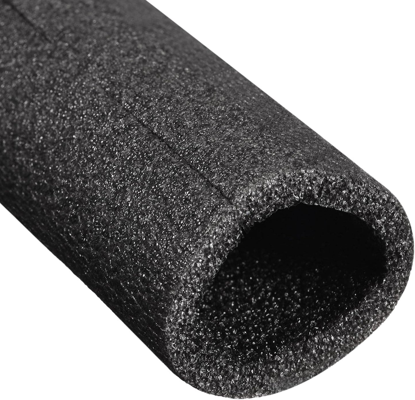 uxcell Foam Tube 1.64 Ft Length 1.17in ID 1.56in OD Hollow Pipe Cover for Protecting Pipes and Heat Preservation Black 4 Pack