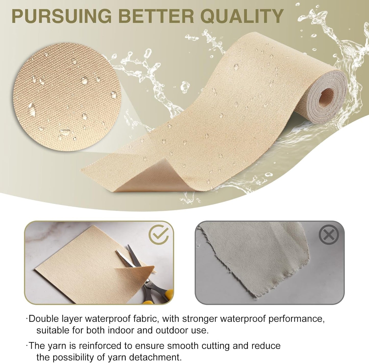 Canvas Repair Tape 4×70 Inch Waterproof Self-Adhesive Fabric Repair Patch for Repairing Boat Covers,Tents,Patio Umbrellas,Car Seats,Luggage,Sofas.(Grey1.0)