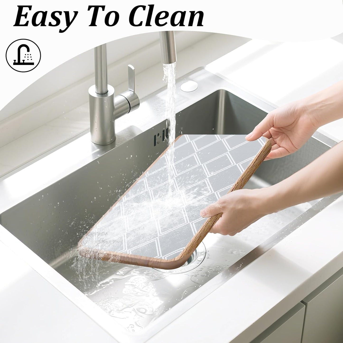 Cabinet Liners for Shelves Waterproof 20 Inch X 20 FT Shelf Liners for Kitchen Cabinets Non-Adhesive Drawer Liners Non Slip Grip Cupboard Paper Liners for Kitchen Bathroom Closet Fridge Pantry