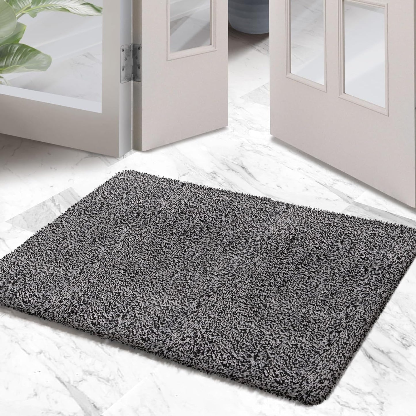 Premium Microfiber Indoor Door Mat – 24"x36" Washable Entry Mat, Non-Slip, Waterproof Backing, Super Absorbent, Low Profile Entryway Doormat for Indoor Entrance