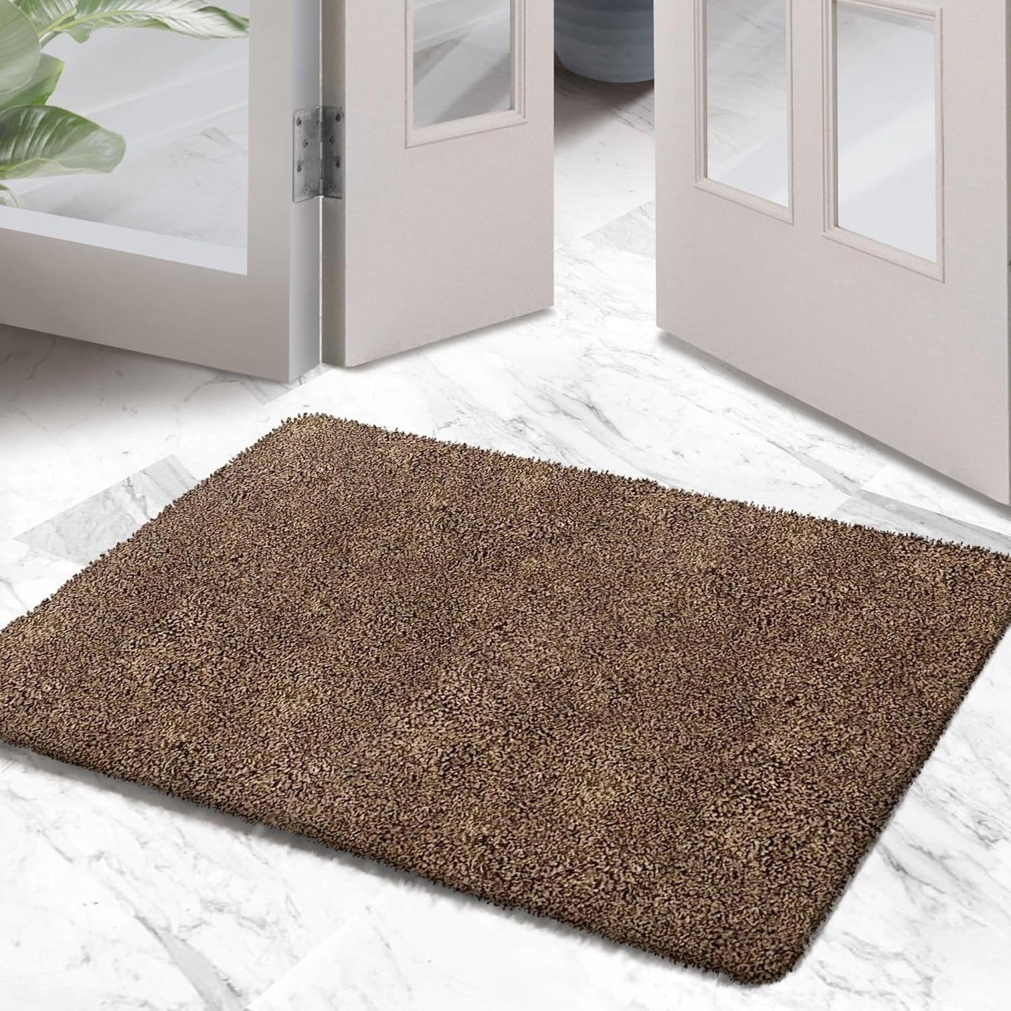 Premium Microfiber Indoor Door Mat – 24"x36" Washable Entry Mat, Non-Slip, Waterproof Backing, Super Absorbent, Low Profile Entryway Doormat for Indoor Entrance
