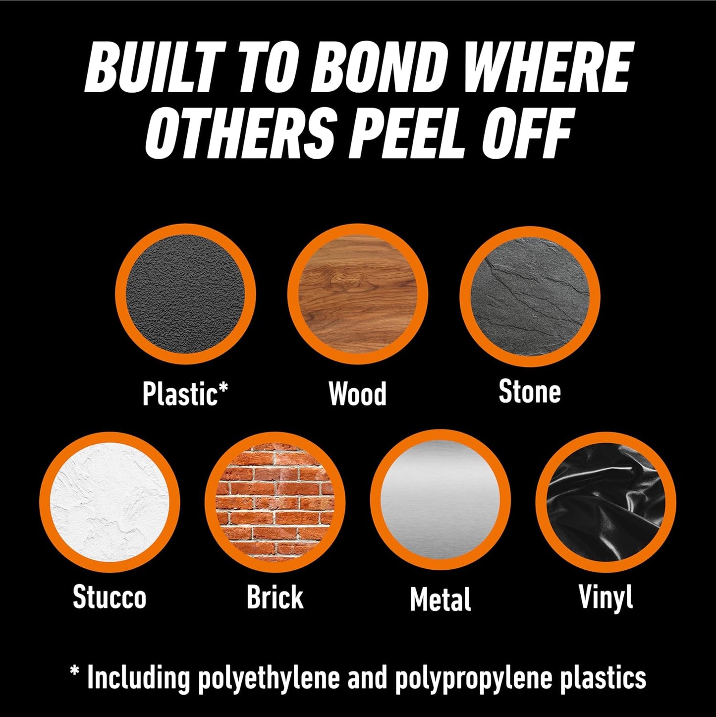 Gorilla All Weather Duct Tape, Black, 1.88" x 25 yd (Pack of 1) - UV and Temperature Resistant Waterproof Tape for Outdoor Repairs