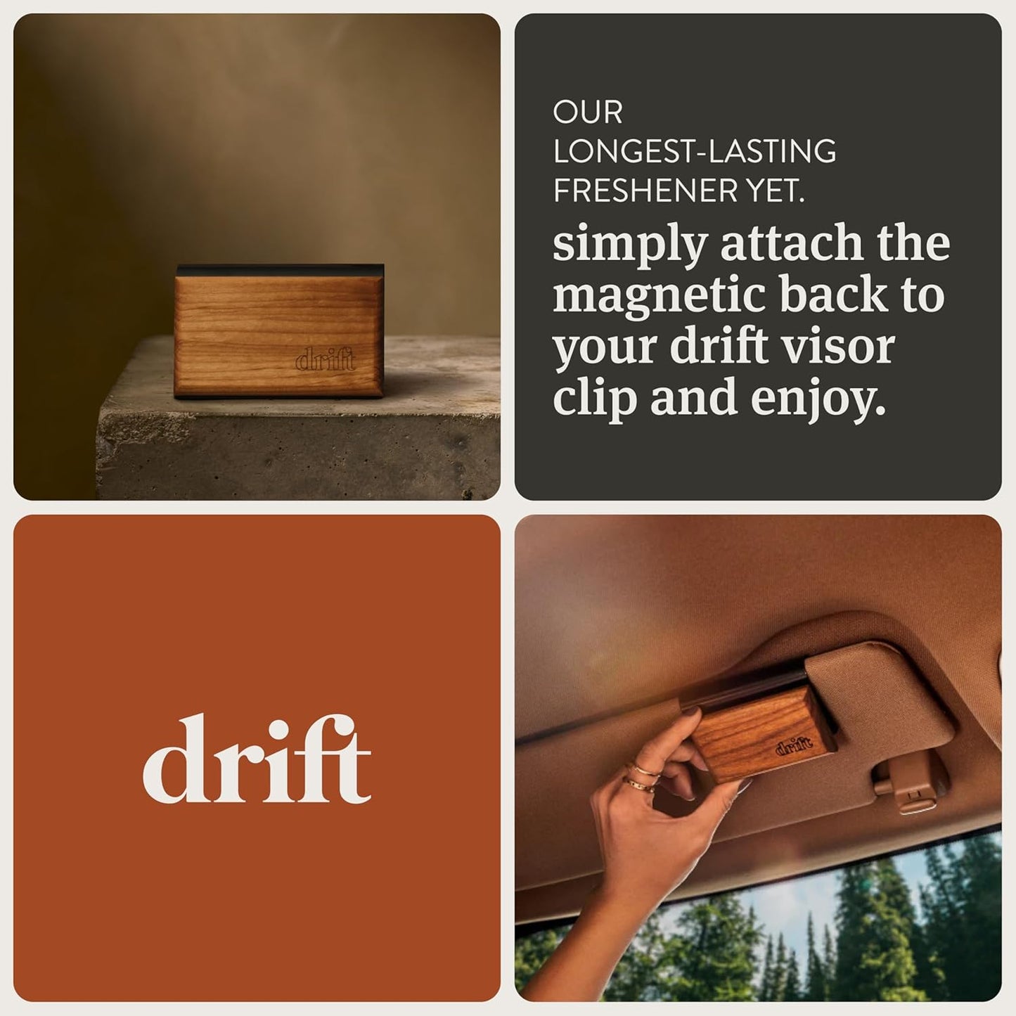 Drift on Amazon Wood Air Freshener Starter Kit - Great Wave