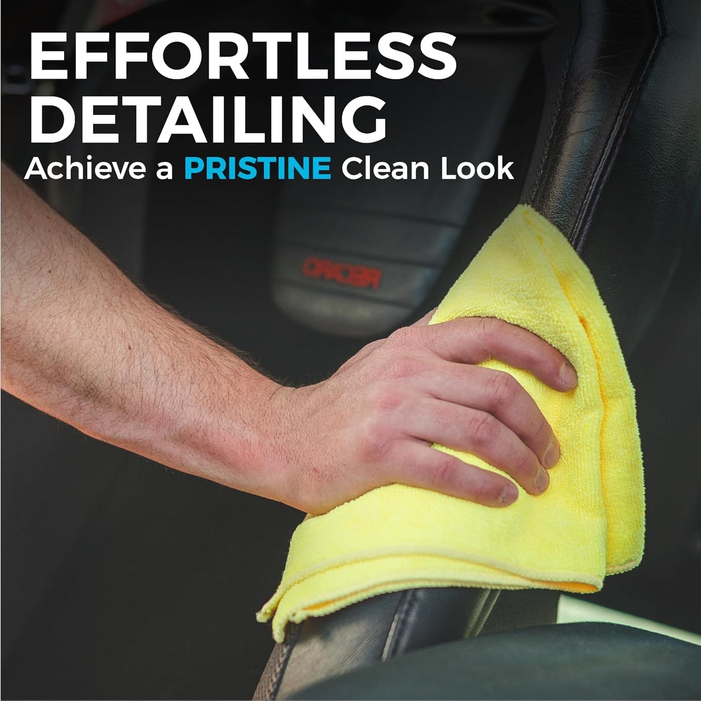 The Rag Company - All-Purpose Microfiber Terry Cleaning Towels - Commercial Grade, Highly Absorbent, Lint-Free, Streak-Free, Kitchens, Bathrooms, Offices, 300gsm, 10in x 10in, Midnight (20-Pack)