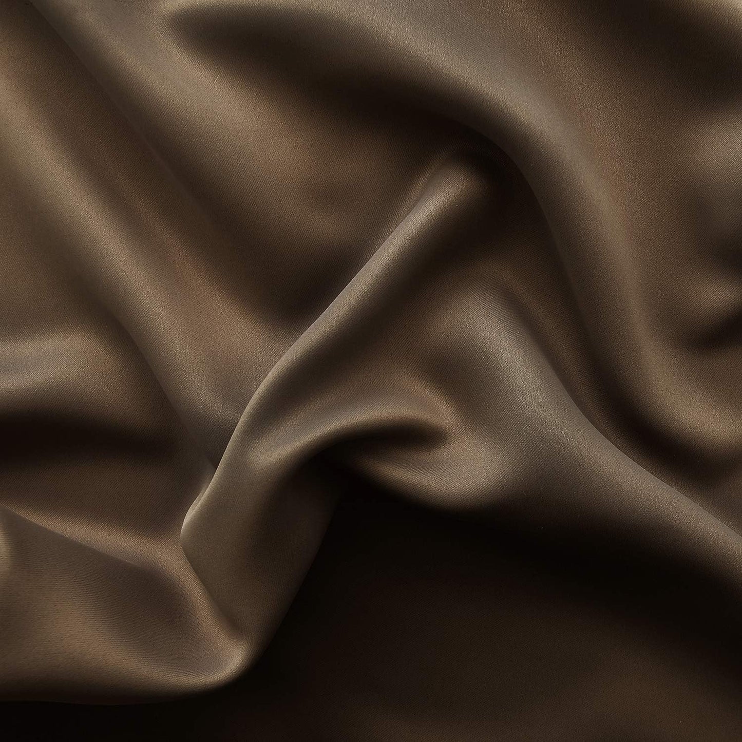 DWCN French Door Curtains – Rod Pocket Thermal Blackout Curtain for Window/Patio Doors/Doorways/Classroom/Kitchen for Privacy, 36W by 80L Inches, 1 Panel with Tieback, Brown