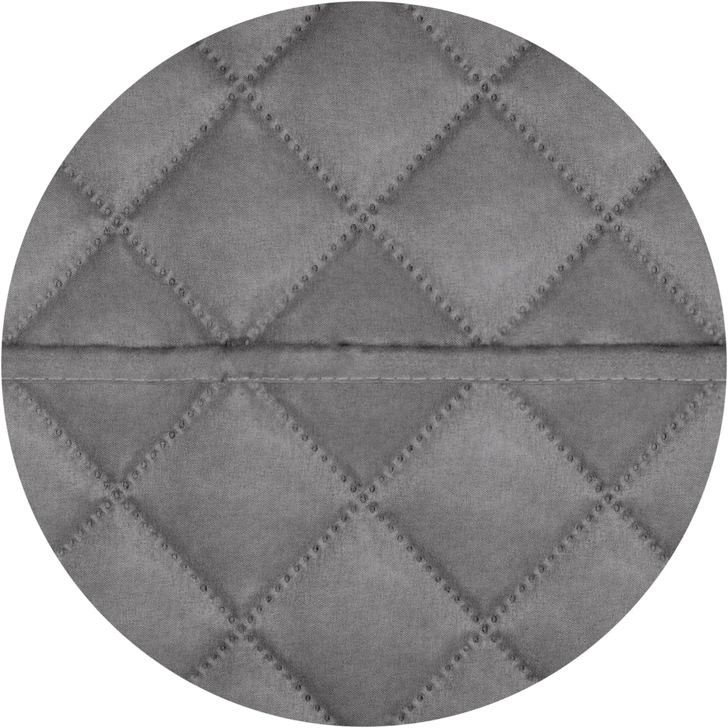 PureFit Reversible Quilted Sofa Cover, Water Resistant Slipcover Furniture Protector, Washable Couch Cover with Non Slip and Elastic Straps for Kids, Dogs, Pets (Oversized Loveseat, Gray/Gray)