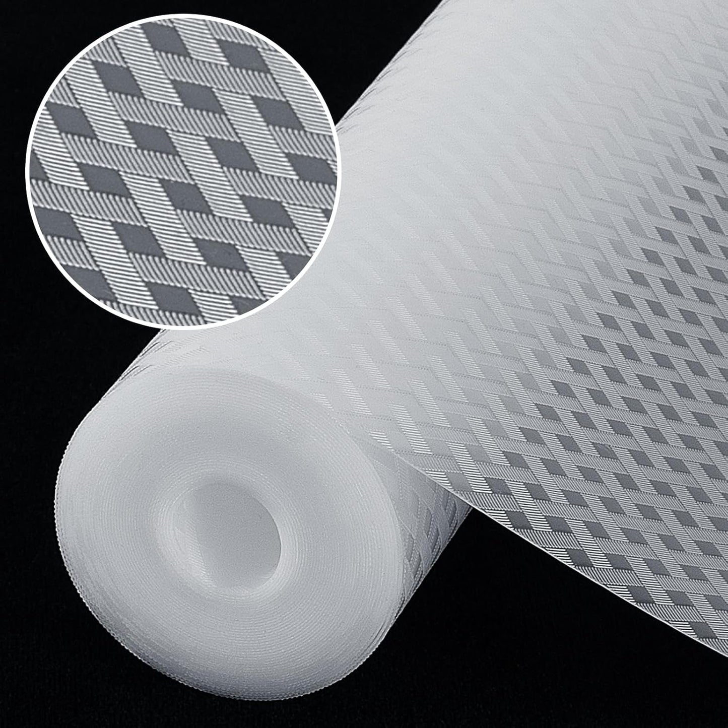 Shelf Liners, Non-Adhesive Drawer Liner, Waterproof & Oil-Proof Kitchen Cabinet Cupboard Liner Plastic EVA Material BPA Free Fridge Liner Mats Paper Protector for Shelves (Clear/16in x 240in)