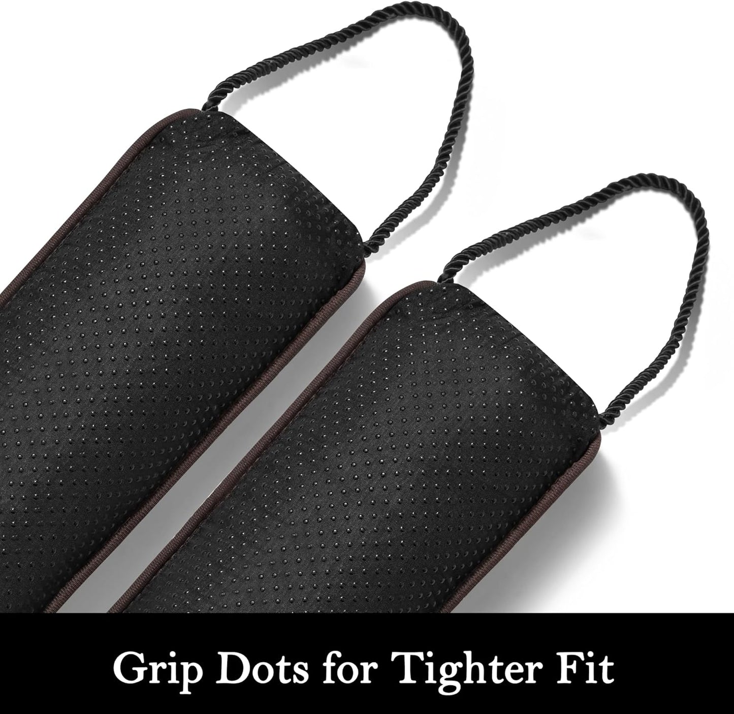 Sunolga 38" Door Draft Stopper Blocks Hot and Cold Air with Removable Washable Cover for Gaps Up to 3", All-Season Seal for Noise, Door Sweep for Bottom of Door and Window, Home Essentials, Coffee