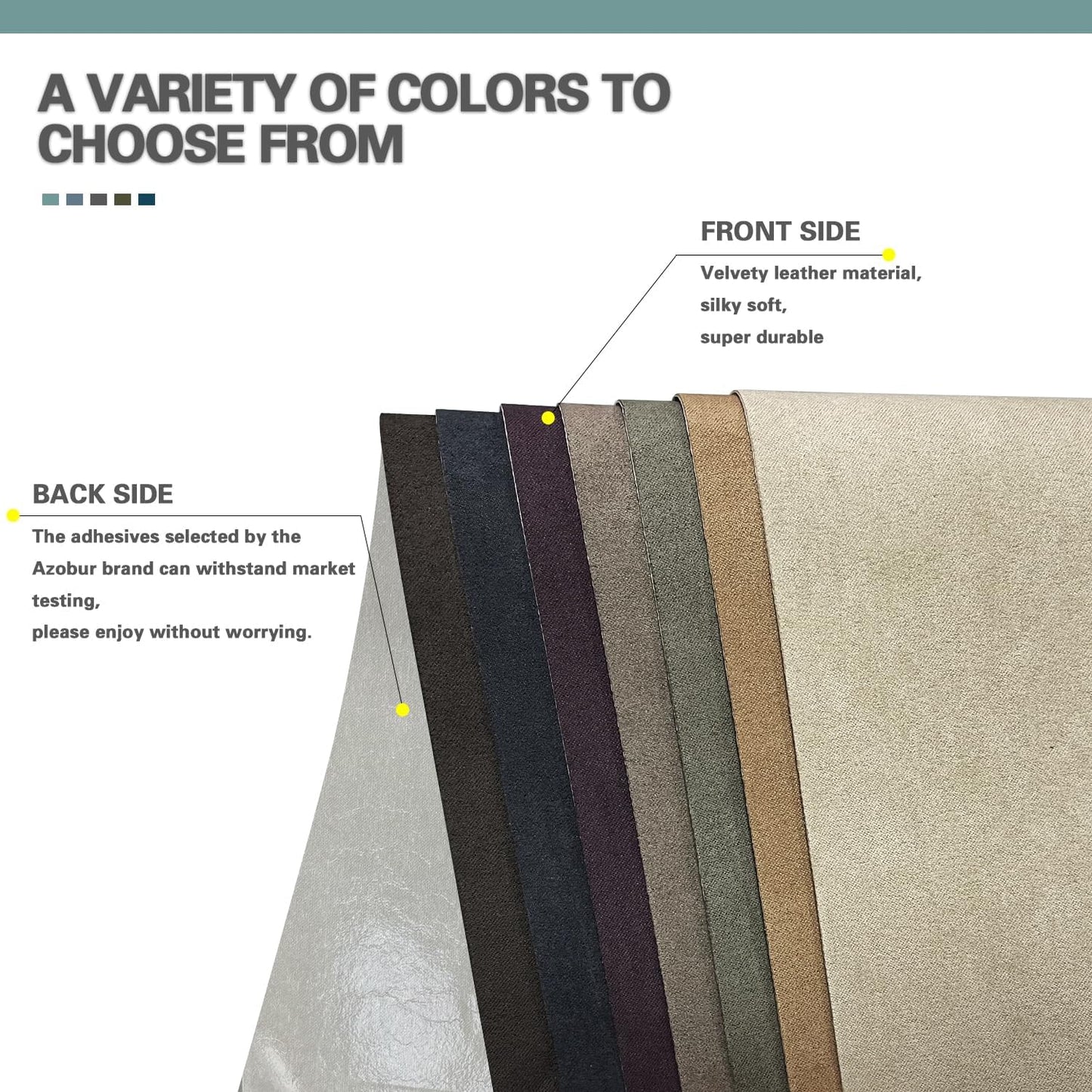 Velvet Repair Patch, Self-Adhesive Flannel Fabric Patch, Multi Colors, Microfiber Patch，Can be Used to Patch Sofas, Car Seats, Handbags, Jacket Holes and Tears (Light Khaki)