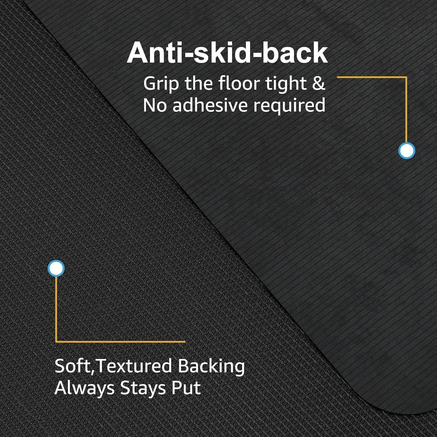 Placoot Desk Chair Mat for Hardwood Floor & Tile 55"x35" Office Chair Mat for Rolling Chairs Large Anti-Slip-Recyclable Material Computer Chair Mat Rug for Office/Home