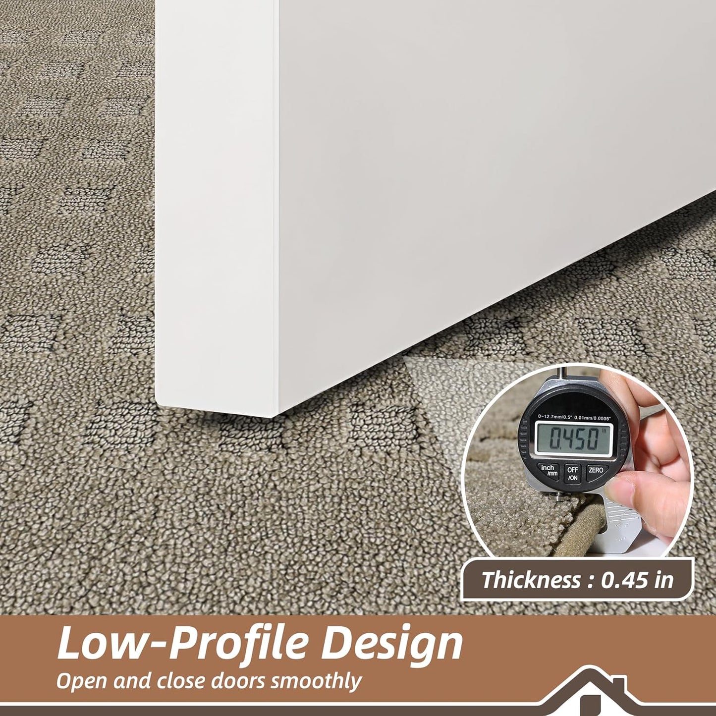 BEQHAUSE Waffle Door Mats Indoor 24"x36", Dog Mat for Muddy Paws Absorbent and Dirt Resist Floor Mats Non-Slip Washable Rugs for Entryway, Welcome Mat for Front Back Door, Muddy Wet Shoes, Beige