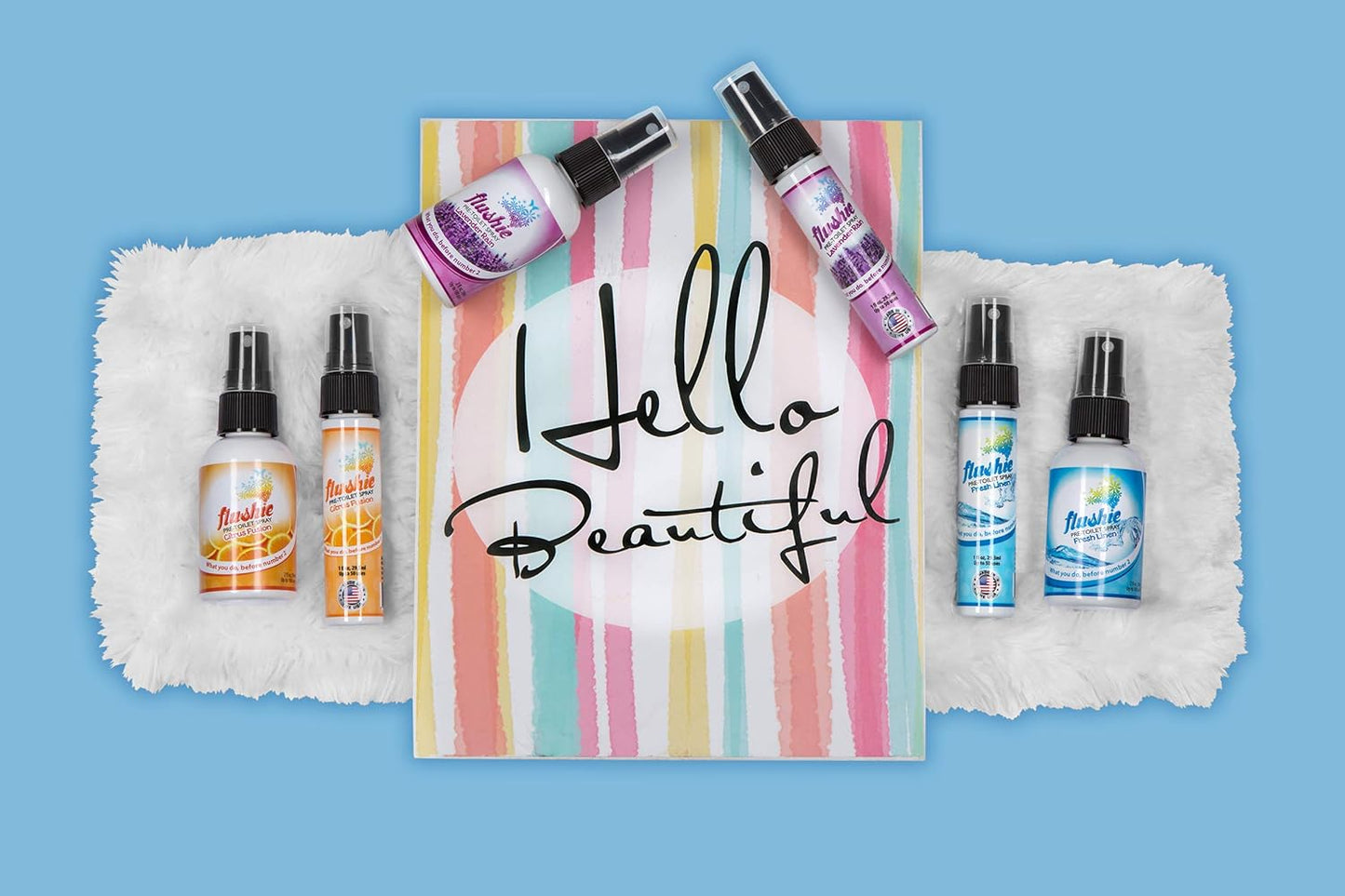 Flushie Pre-Toilet Spray for Poop Travel Size Toiletries Bathroom Spray for Poop Spray for Toilet Deodorizer Traveling Essentials Poop deodorizer Poop Odor eliminator… (Unscented, 2oz 3pack)