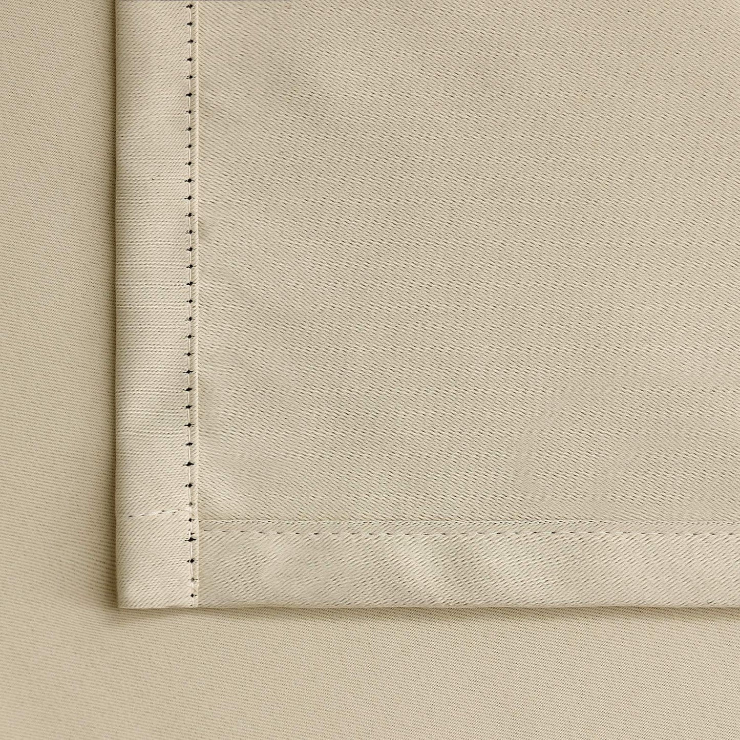 BGment Beige Blackout Curtains 63 Inches Length for Bedroom - Thermal Insulated Drapes Room Darkening with Rod Pocket for Living Room, 42 x 63 Inch, 2 Panels