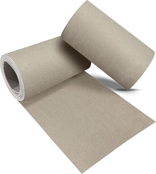 Velvet Repair Patch, Self-Adhesive Flannel Fabric Patch, Multi Colors, Microfiber Patch，Can be Used to Patch Sofas, Car Seats, Handbags, Jacket Holes and Tears (Light Khaki)